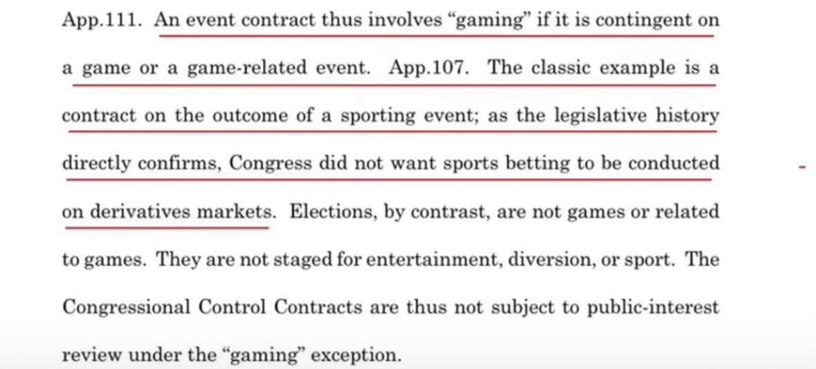 Kalshi Federal Court Document from 2024